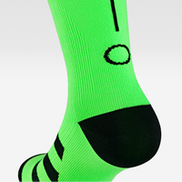 Osock fluo green black detail shot