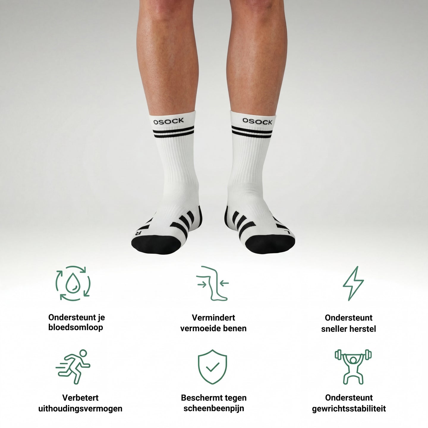 Lage performance sokken