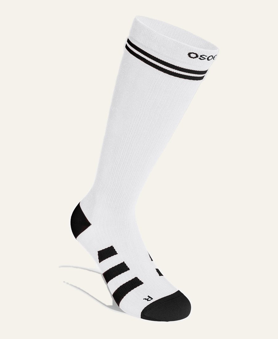 De Osock compressiesok in wit